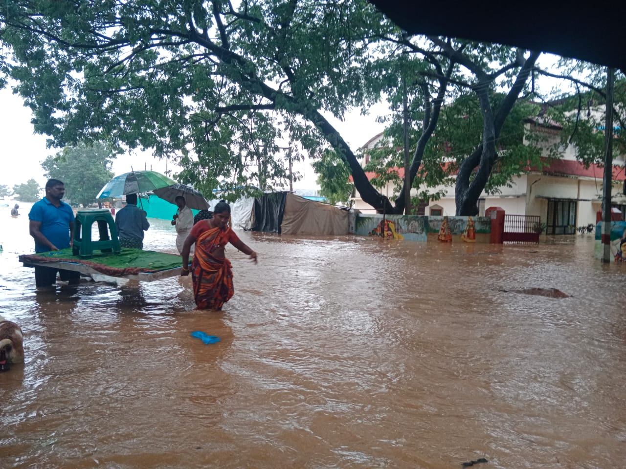 ఉప్పొంగిన జంపన్న వాగు