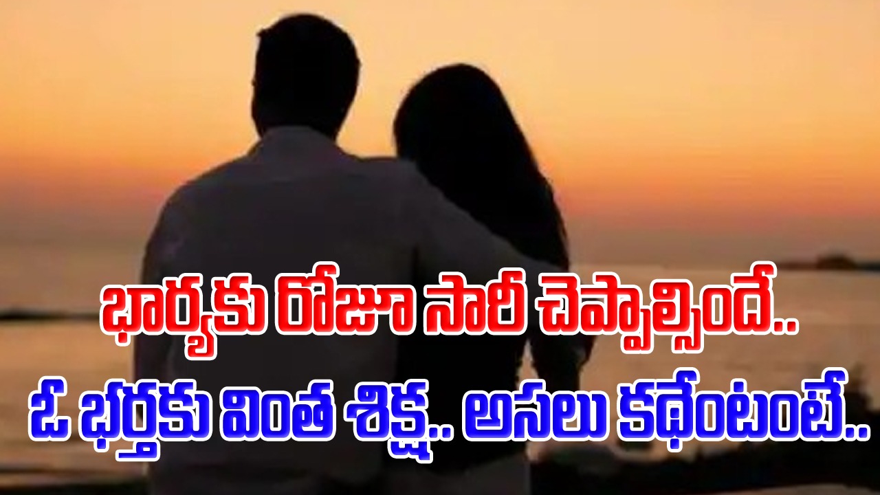 Wife and Husband: ఉదయం ఓసారి.. సాయంత్రం మరోసారి.. భార్యకు రోజూ సారీలు చెబుతున్న భర్త.. ఈ వింత శిక్ష వెనుక..!