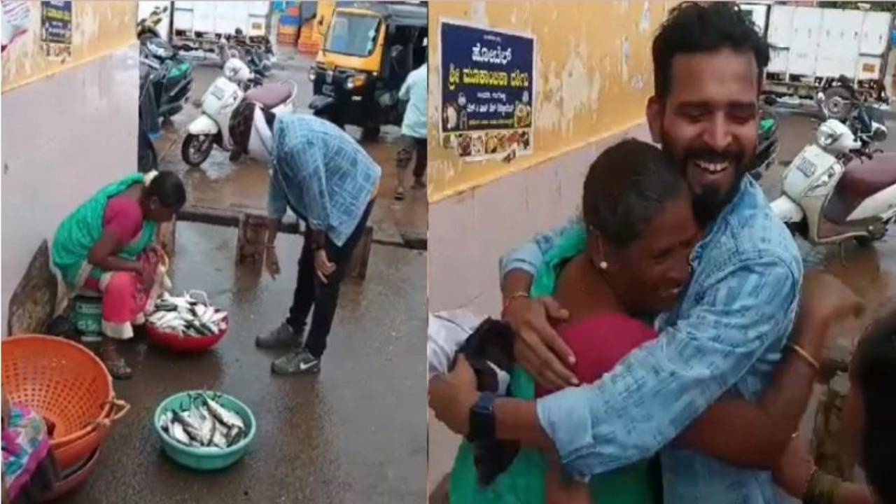 Mother Video: చేపలు అమ్మే మహిళతో ఓ కుర్రాడు ముఖానికి కర్చీఫ్ చుట్టుకుని బేరసారాలు.. మూడేళ్లుగా దుబాయిలో ఉన్న కొడుకు గుర్తుకొచ్చి..!