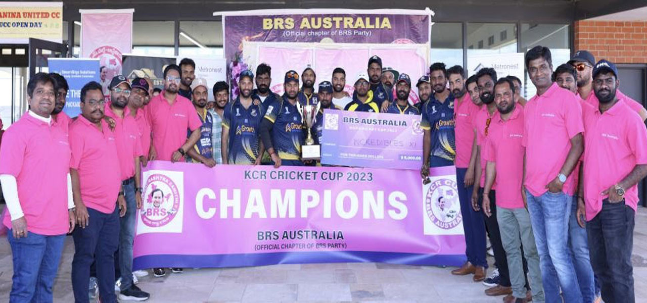 BRS Australia: దిగ్విజయంగా కేసీఆర్ కప్.. మెల్బోర్న్ గులాబీమయం