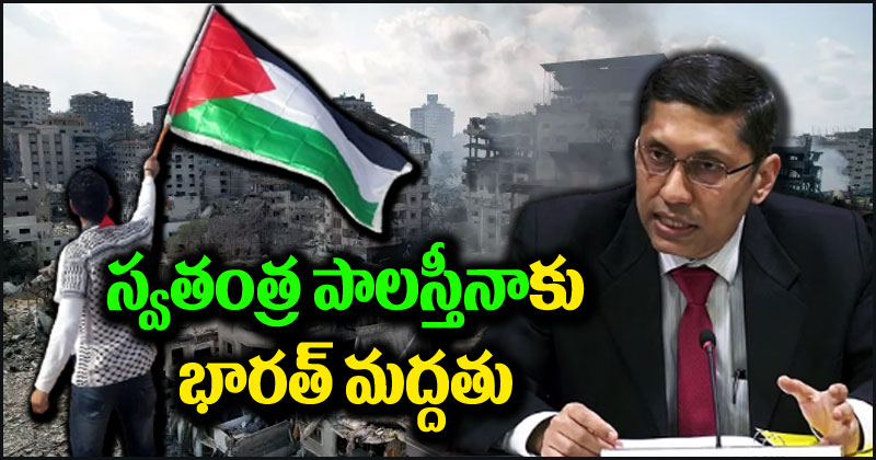 Israel Hamas War: హమాస్-ఇజ్రాయెల్ యుద్ధం.. పాలస్తీనా స్వతంత్ర రాజ్య స్థాపనకు భారత్ మద్దతు