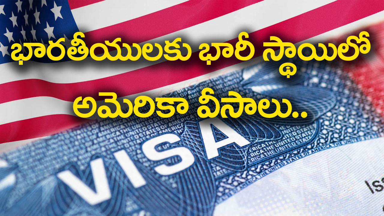 US Visas: భారతీయులకు రికార్డు స్థాయిలో వీసాలు జారీ చేసిన అగ్రరాజ్యం అమెరికా..!