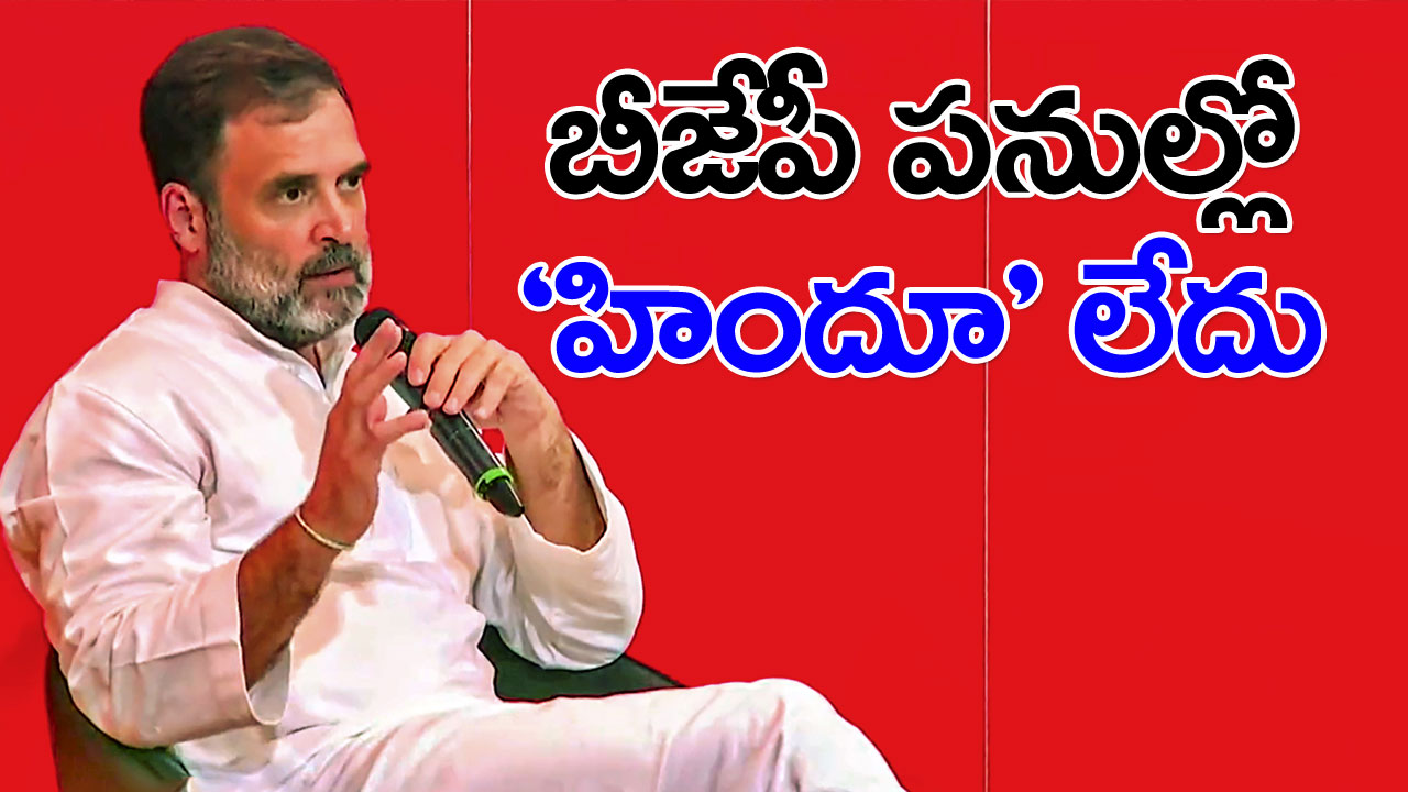 బీజేపీ పనిలో ‘హిందూ’ లేదు