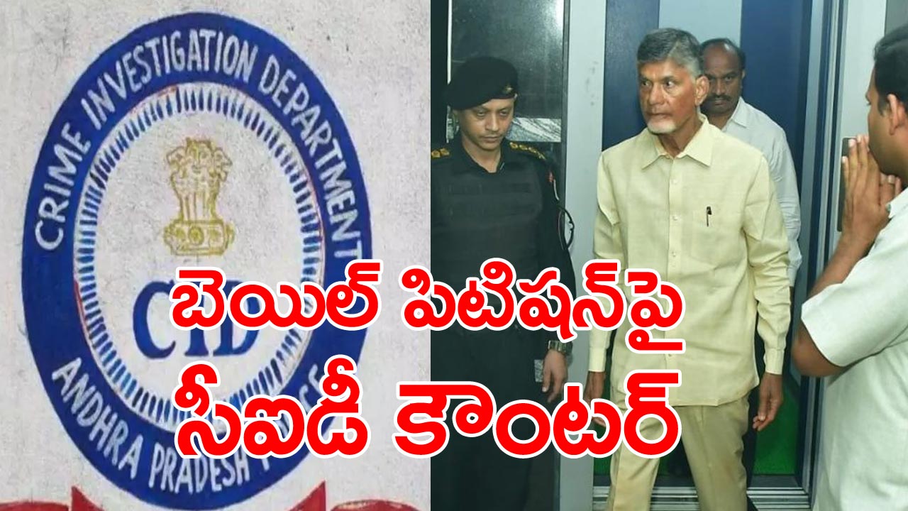 Chandrababu news: చంద్రబాబు బెయిల్ పిటిషన్‌పై సీఐడీ కౌంటర్ పిటిషన్