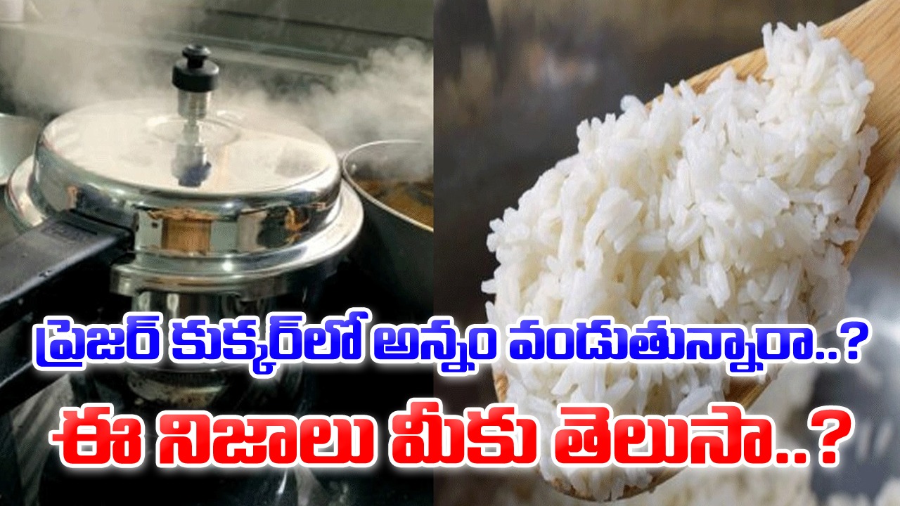 Pressure Cooker: ప్రెజర్‌ కుక్కర్‌లో వండిన అన్నం తింటున్నారా..? ఈ నిజాలు తెలుసుకోవాల్సిందే..!