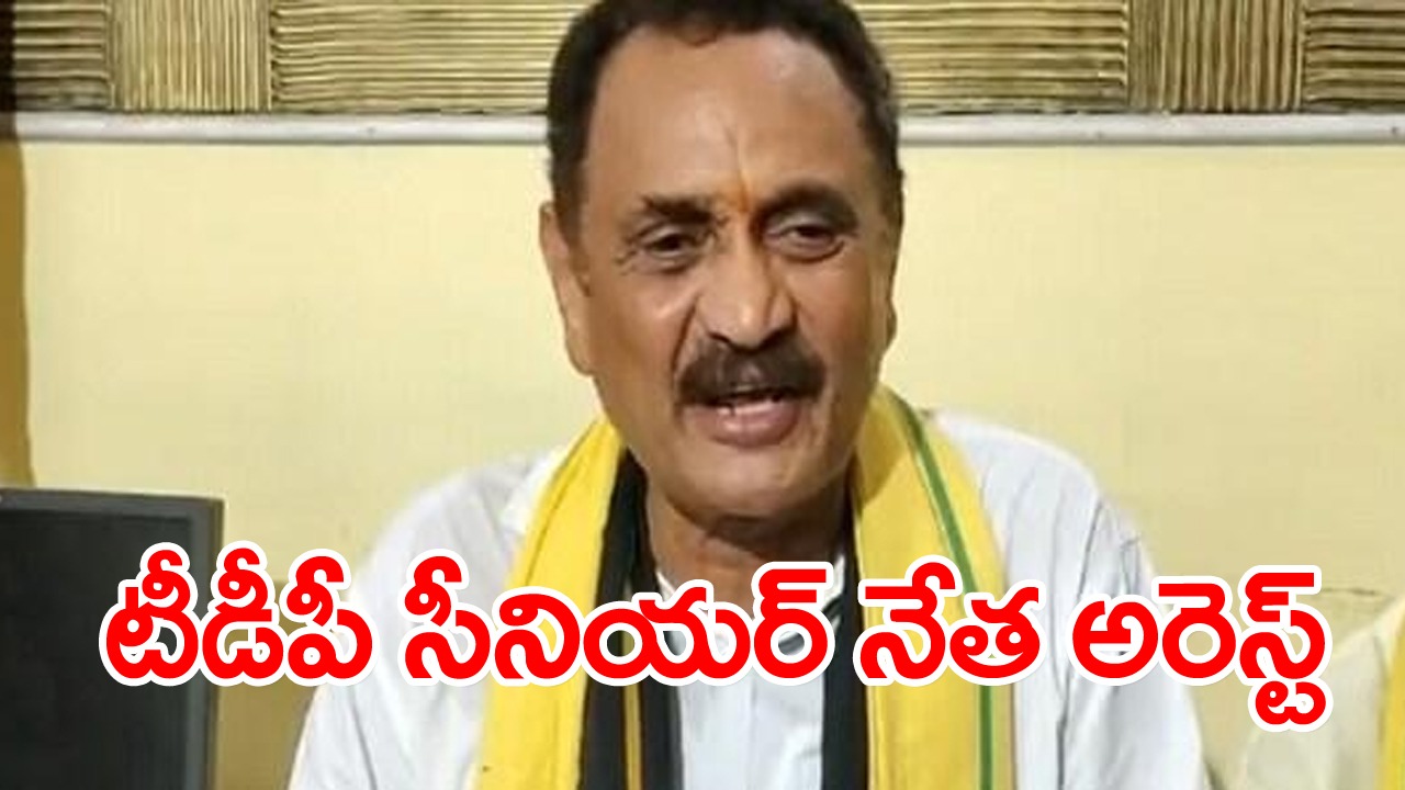 Telugu Desam Party: మాజీ మంత్రి బండారు సత్యనారాయణమూర్తి అరెస్ట్