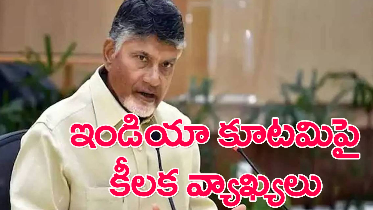 Chandrababu: సీఎం జగన్, ఇండియా కూటమిపై చంద్రబాబు కీలక వ్యాఖ్యలు