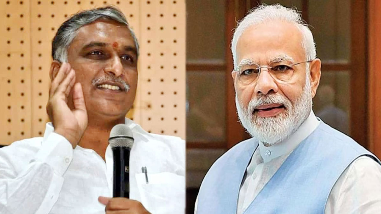 Harish rao: ప్రధాని మోదీ వ్యాఖ్యలకు మంత్రి హరీష్ రావు కౌంటర్