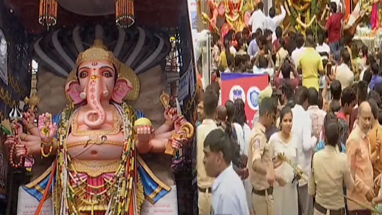 Khairatabad Ganesh: ఖైరతాబాద్ గణేష్‌ను చూసేందుకు తరలివచ్చిన వేలాది మంది భక్తులు