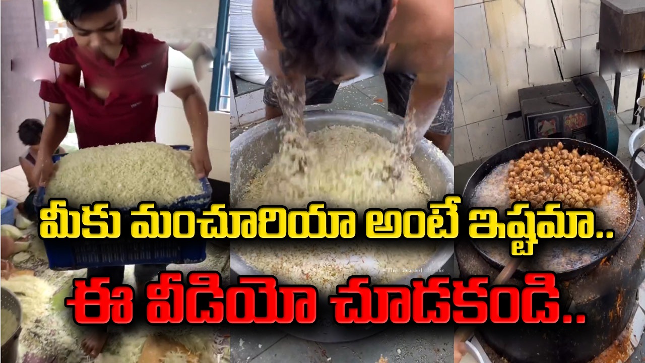 Viral Video: మీరు మంచూరియా తింటుంటారా? దానిని ఎలా తయారు చేస్తున్నారో చూస్తే భయపడతారేమో!