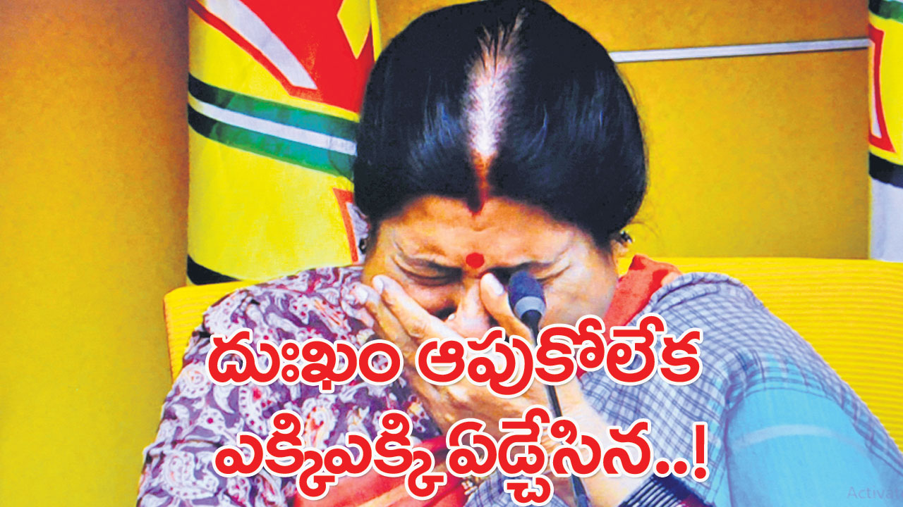 Chandrababu Arrest: ప్రెస్‌మీట్‌లో ఎక్కిఎక్కి ఏడ్చేసిన సీనియర్ మహిళా నేత