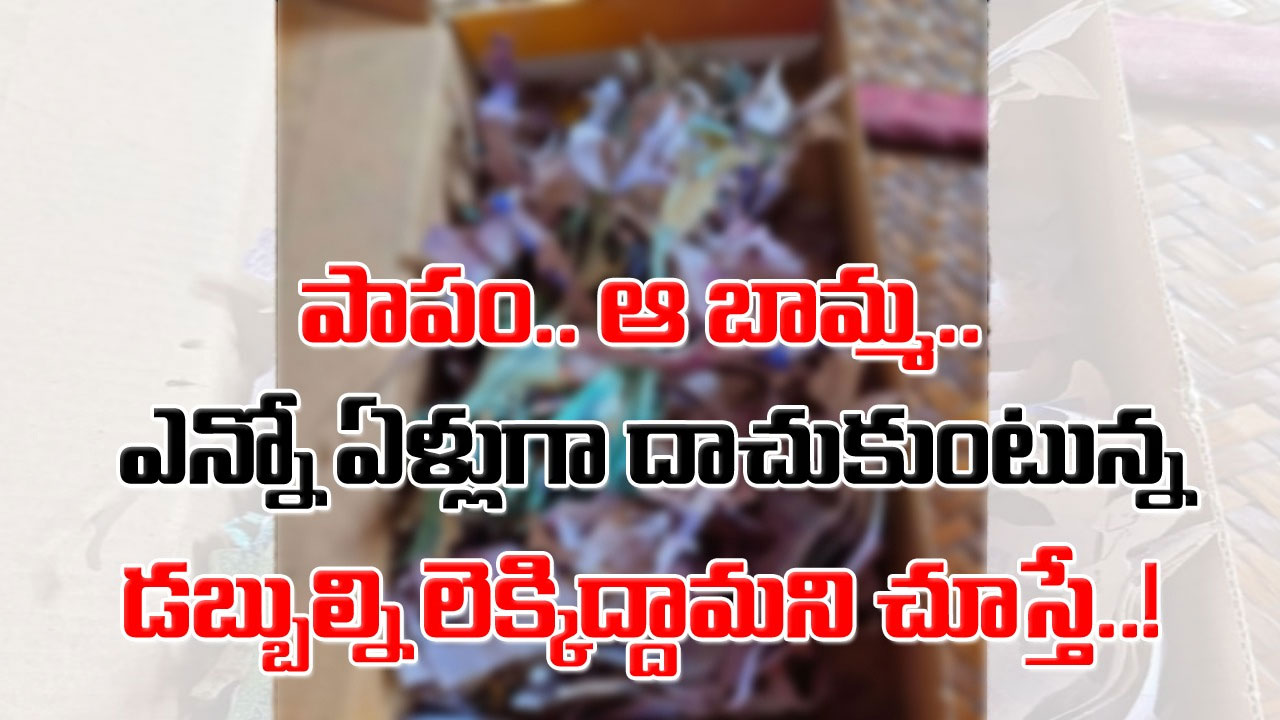 Money: పేపర్ ముక్కలు కాదండోయ్.. కరెన్సీ నోట్లే.. ఓ వృద్ధురాలు కష్టపడి రూ.5.40 లక్షలను దాచుకుంటే..!