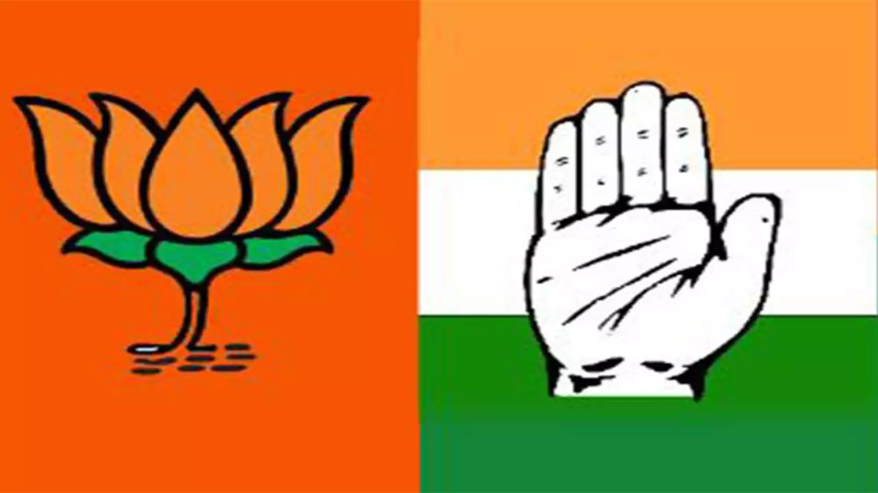 BJP, Congress: బీజేపీకి షాక్.. కాంగ్రెస్‏లోకి ఇద్దరు ఎమ్మెల్యేలు..?