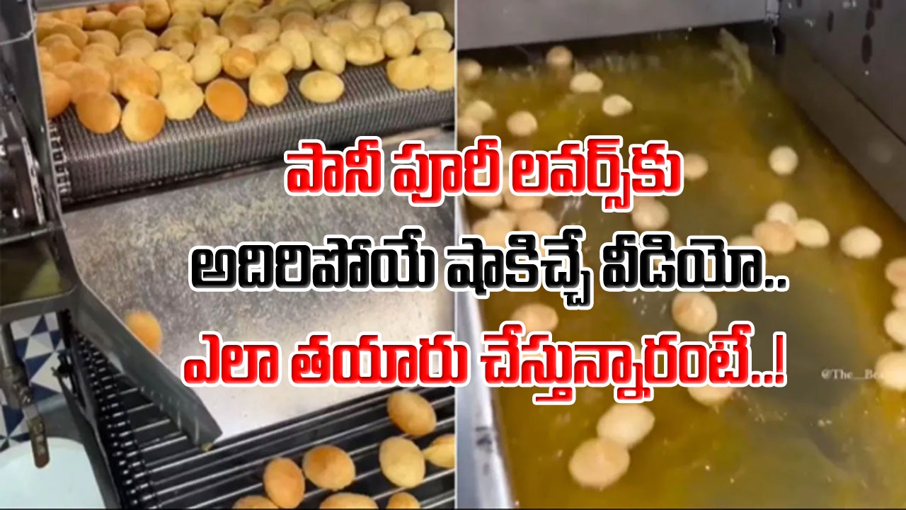 Viral Video: రోడ్డు పక్కన పానీ పూరీ తినే అలవాటుందా..? ఒక్కసారి ఈ వీడియోను చూడండి..!