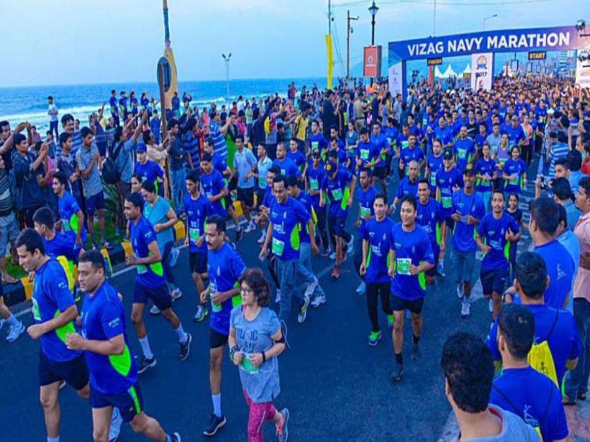  Vizag Navy Marathon : ఆర్కే బీచ్‌లో నేవీ మారథాన్