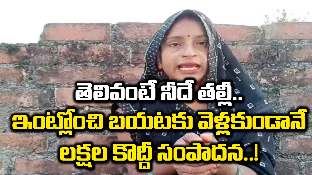 Viral News: ఒక్క ఐడియా.. ఈమె జీవితాన్నే మార్చేసింది.. ఇంట్లోంచి కాలు బయటకు పెట్టకుండానే లక్షలు సంపాదిస్తోంది..!