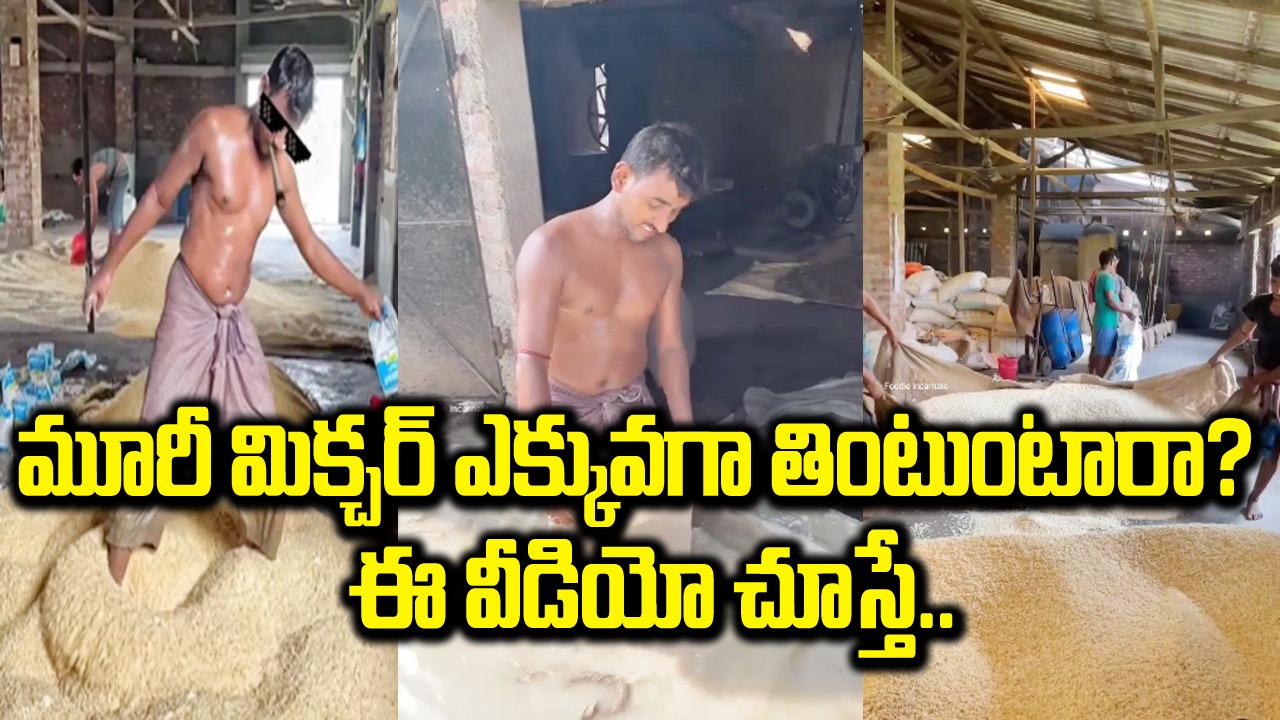 Viral Video: మీరు మూరీ మిక్చర్ ఎక్కువగా తింటుంటారా? మూరీలను ఎలా తయారు చేస్తున్నారో చూస్తే ఇకపై తినరేమో!