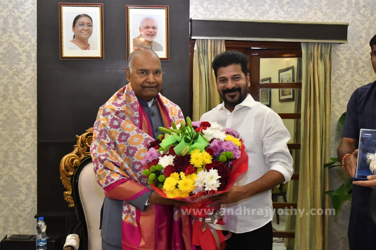 మాజీ రాష్ట్రపతి రామ్‌నాథ్‌ కోవింద్‌ను సీఎం రేవంత్‌రెడ్డి