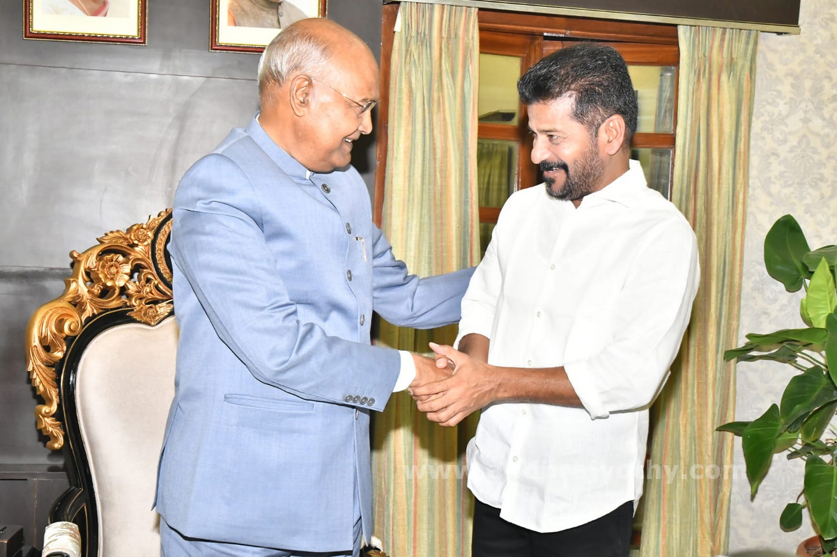 మాజీ రాష్ట్రపతి రామ్‌నాథ్‌ కోవింద్‌ను సీఎం రేవంత్‌రెడ్డి