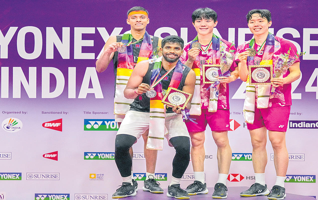 ఇండియా ఓపెన్: సాత్విక్/చిరాగ్ రన్నరప్తో టైగా నిలిచారు