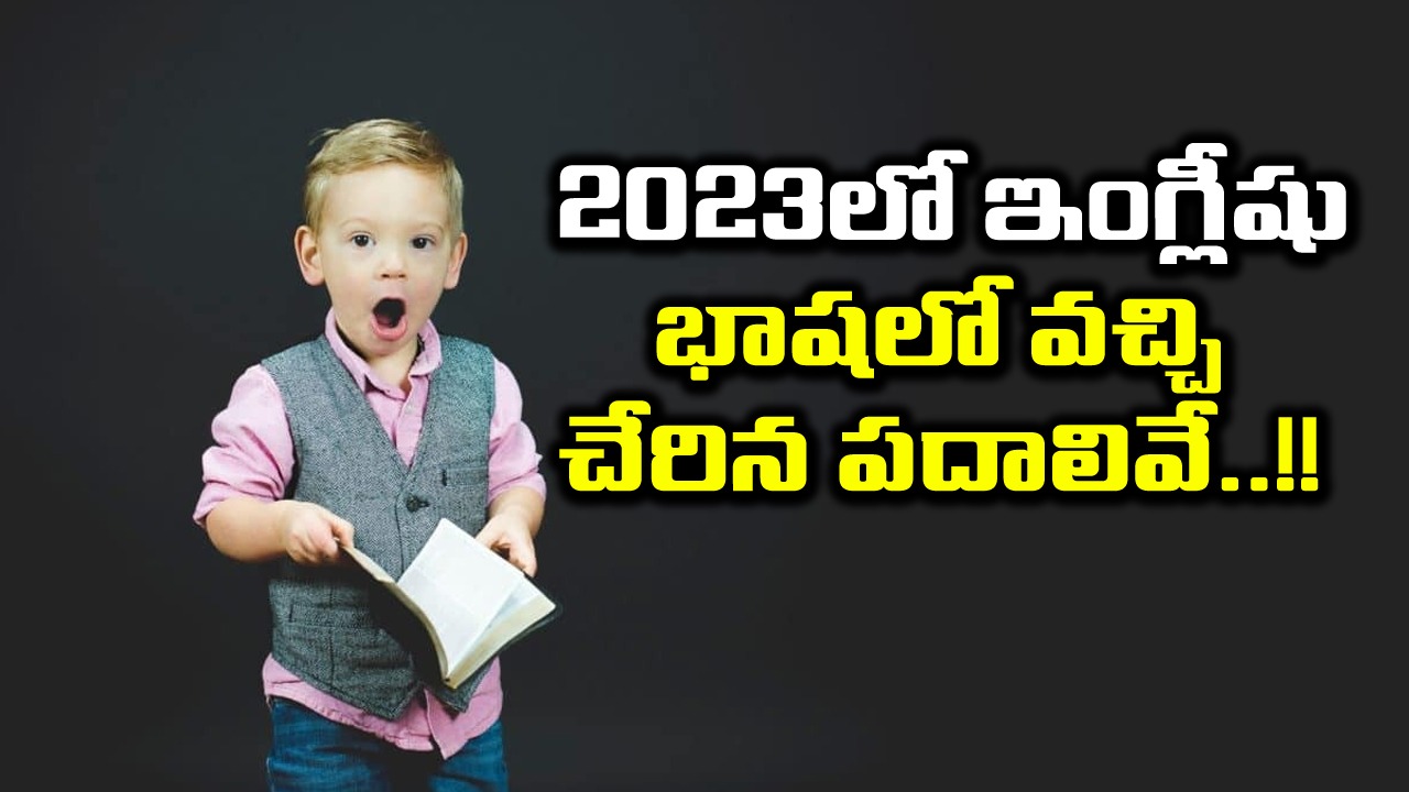 YEAR ENDER: 2023లో నిఘంటువుల్లో చేరిన కొత్త ఆంగ్ల పదాలు ఇవే..!!