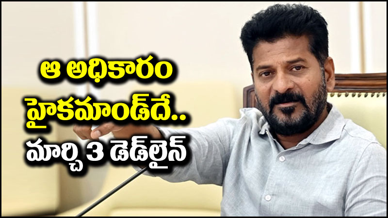 CM Revanth Reddy: అభ్యర్థుల్ని నిర్ణయించే అధికారం హైకమాండ్‌దే.. మార్చి 3 వరకు దరఖాస్తులు