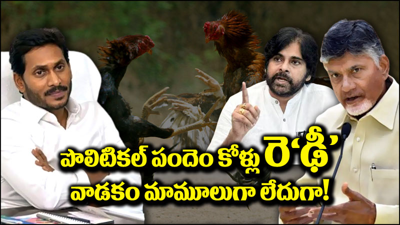 AP Politics: సంక్రాంతికి పొలిటికల్ పందెం కోళ్లురె‘ఢీ’.. వాడకం  మామూలుగా లేదుగా..!