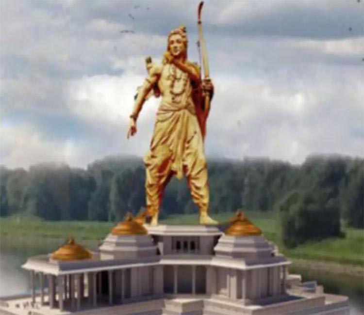 రాముడి విగ్రహం బరువు 1.5 టన్నులు! : రాముడి విగ్రహం బరువు 1.5 టన్నులు!