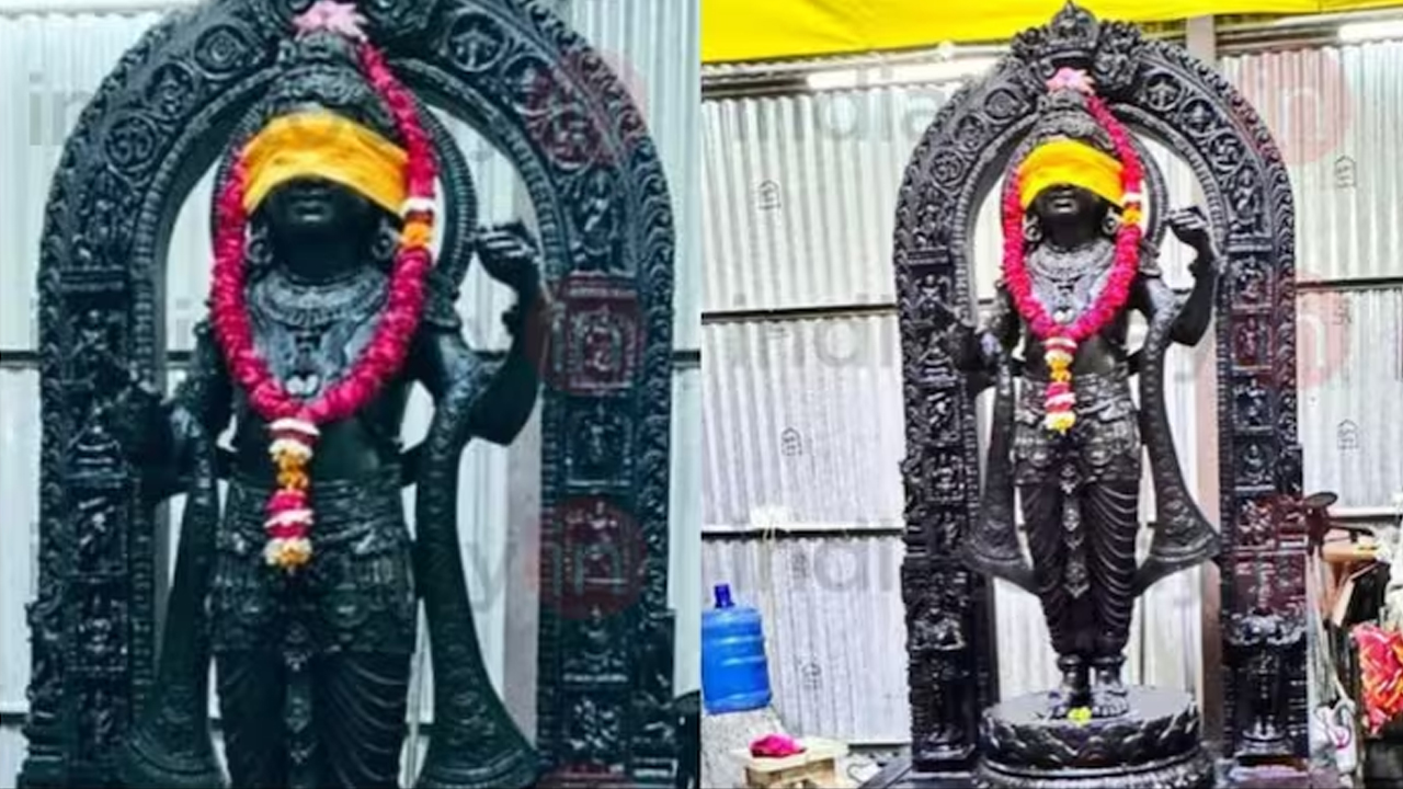 Ram Mandir: కీలక ఘట్టం ఆవిష్కృతం.. రామ్‌లల్లా విగ్రహాన్ని ప్రతిష్ఠించిన అర్చకులు 