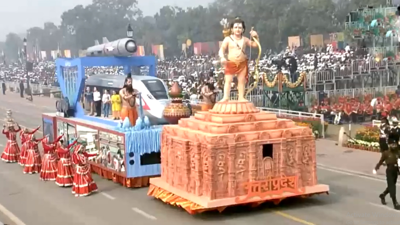 Republic Day: అయోధ్య థీమ్‌తో ఉత్తరప్రదేశ్ శకటం.. ఆకట్టుకున్న బాలరాముడి రూపం
