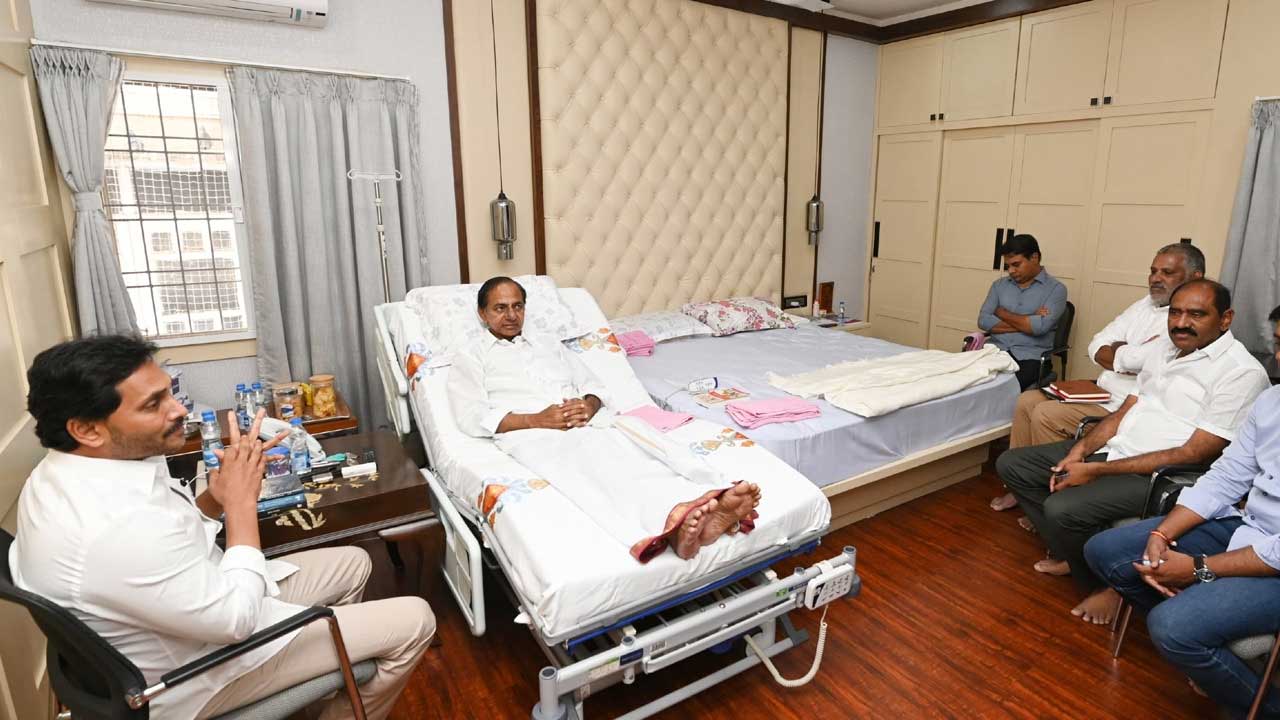 మాజీ సీఎం కేసీఆర్‌ నివాసానికి ఏపీ ముఖ్యమంత్రి జగన్..