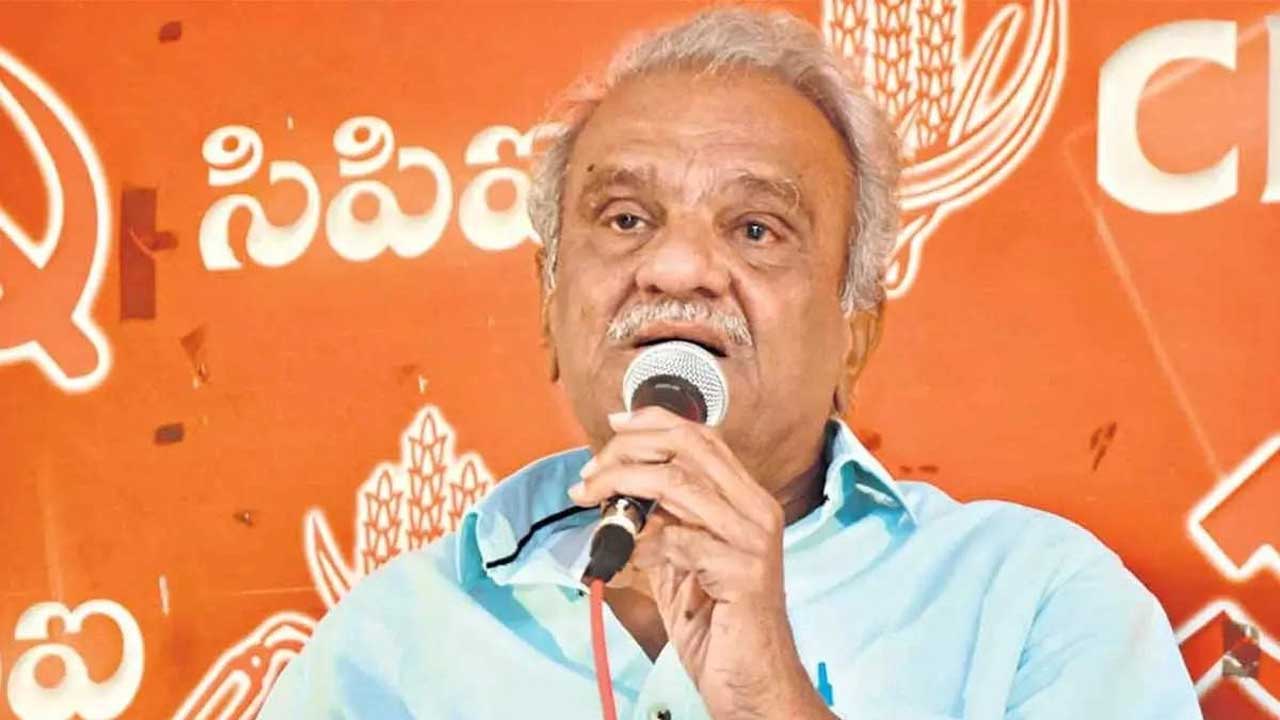 CPI Narayana.. బ్లాక్ మెయిల్ రాజకీయాలు చేస్తున్నారు: నారాయణ