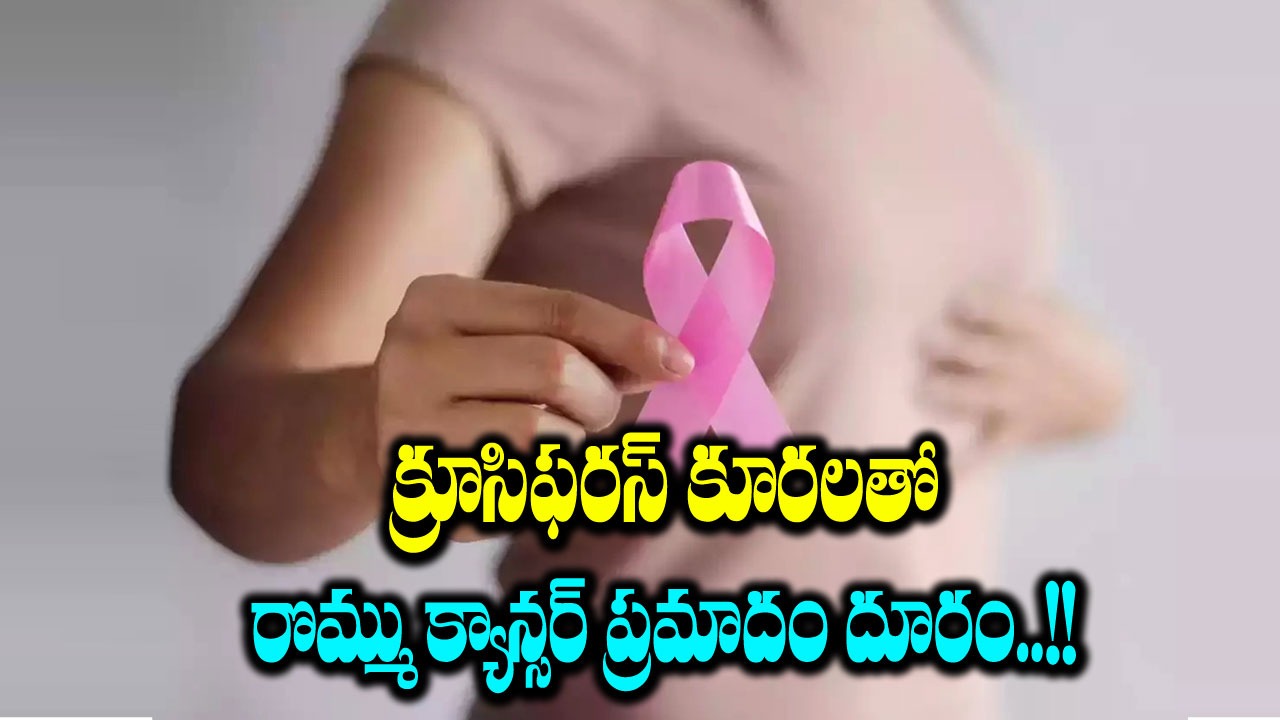 Breast cancer : క్రూసిఫరస్ కూరలతో రొమ్ముక్యాన్సర్ ప్రమాదం చాలా వరకూ తగ్గుతుందట.. అదెలాగంటే..!!