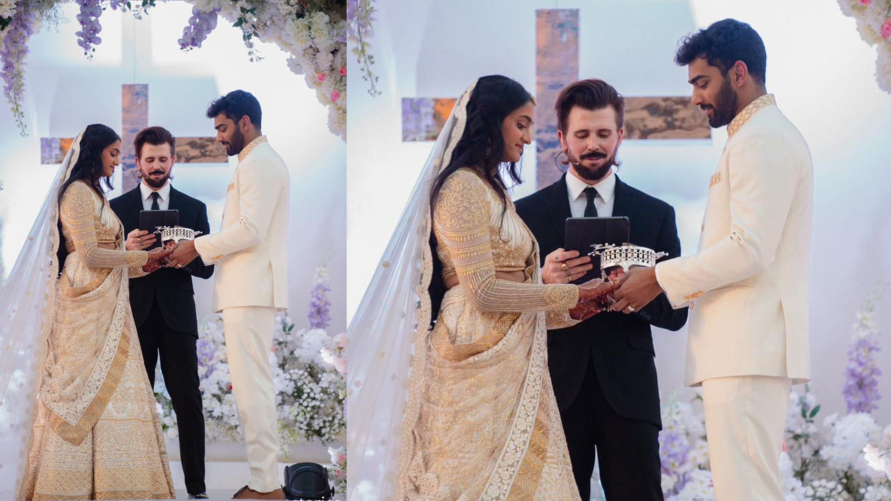 YS Raja Reddy Marriage: వైఎస్ రాజారెడ్డి-ప్రియా అట్లూరి పెళ్లి ఫొటోలు చూశారా.. చూపు తిప్పుకోలేరు అంతే!