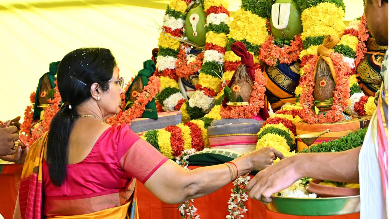 Yagam: చంద్రబాబు నివాసంలో రాజశ్యామల యాగం...