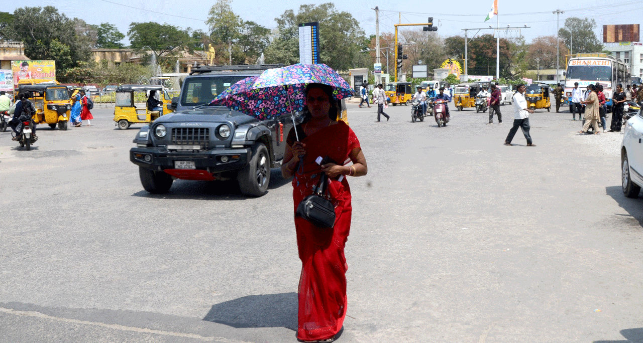 మండుతున్న ఎండలు 