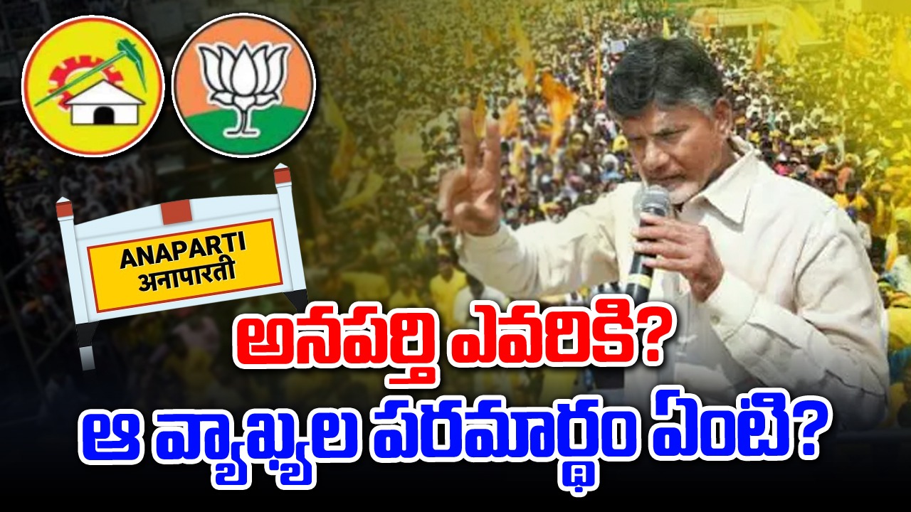 AP Politics: అనపర్తి సీటు ఎవరికి? చంద్రబాబు వ్యాఖ్యల్లో అర్థమదేనా?