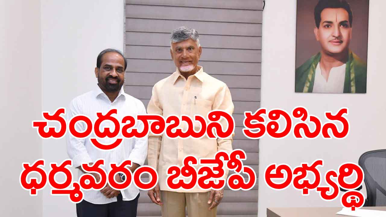 AP Election 2024: చంద్రబాబును కలిసిన బీజేపీ జాతీయ కార్యదర్శి సత్యకుమార్