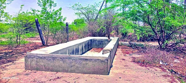 నిరుపయోగంగా నీటి తొట్లు