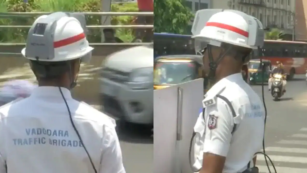 AC Helmet: ట్రాఫిక్ పోలీసుల సమ్మర్ కష్టాలకు చెక్.. భలేగా ఏసీ హెల్మెట్.. విశేషాలివే