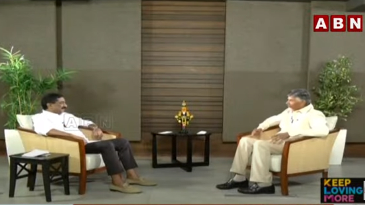 ABN Big Debate With CBN: నన్ను చంపేస్తామని బెదిరించారు..  బిగ్‌డిబేట్‌లో చంద్రబాబు