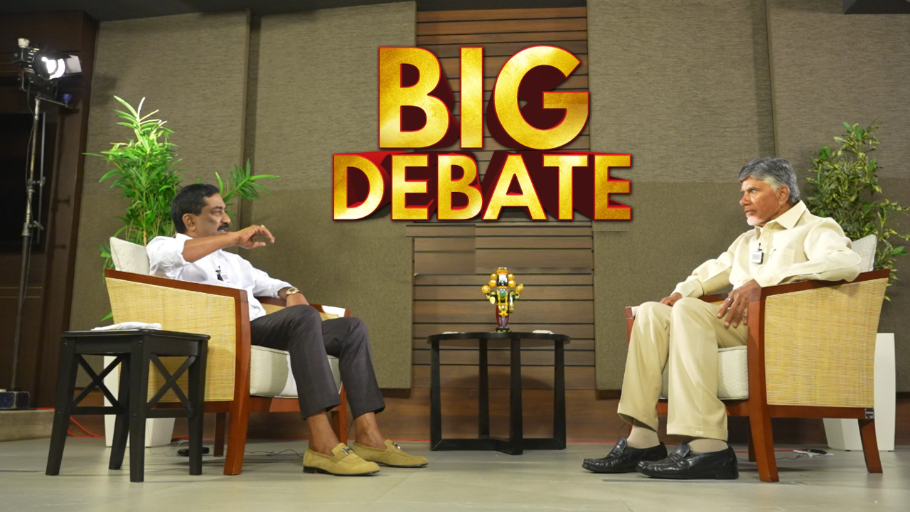 ABN Big Debate With CBN: జగన్ నైజం ఇదే..  కాళ్లు పట్టుకుంటాడు: చంద్రబాబు