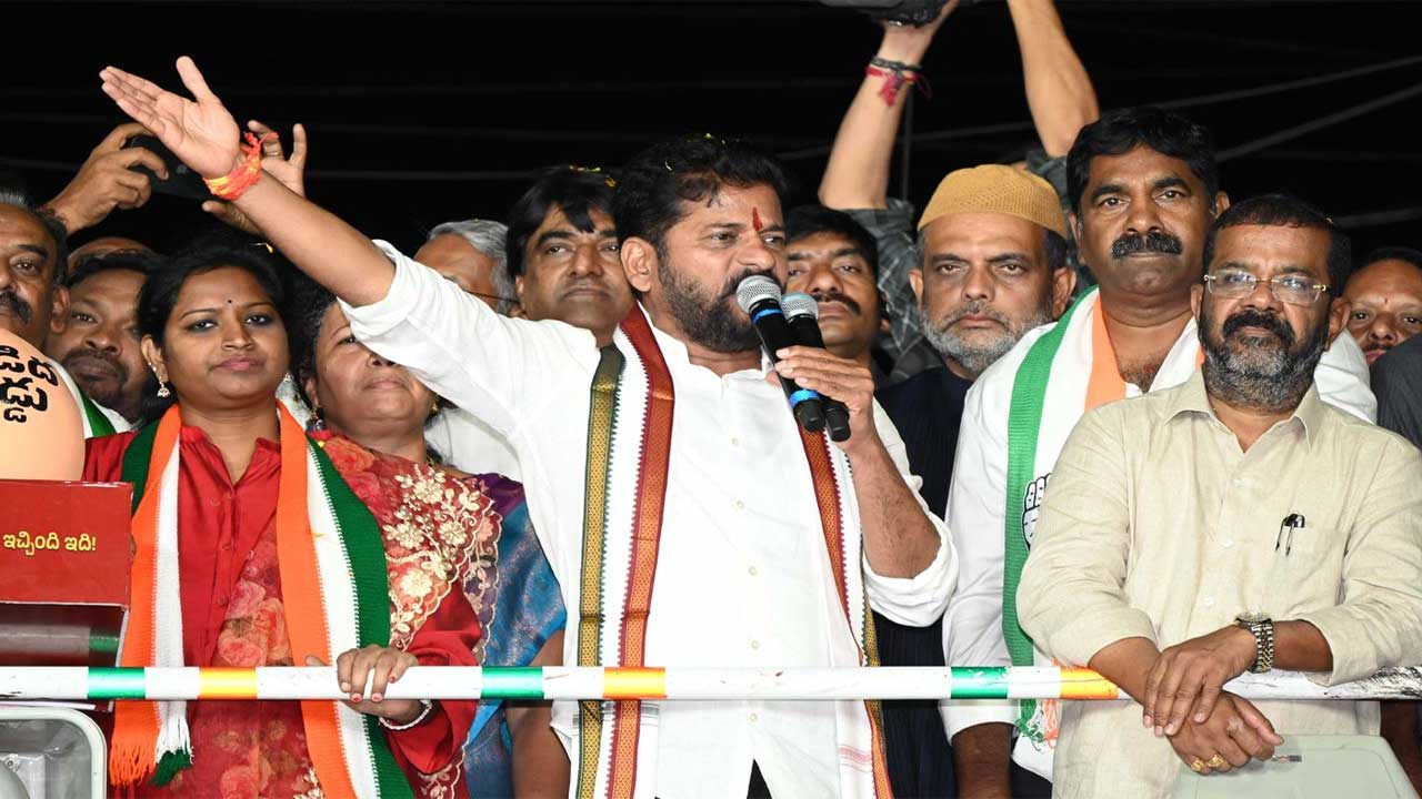 Congress: హనుమకొండలో రేవంత్ రెడ్డి రోడ్ షో