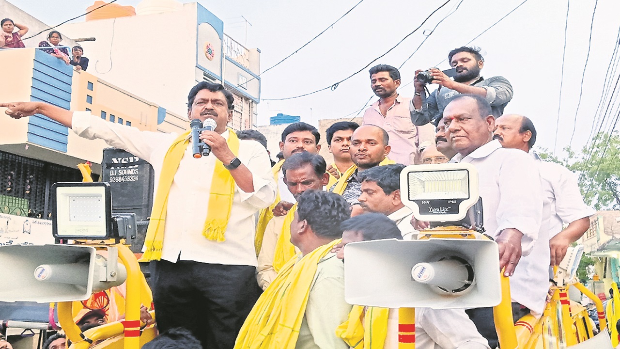 KESHAV ROAD SHOW: వంద రోజుల్లో నీటి సమస్యను పరిష్కరిస్తాం: కేశవ్‌