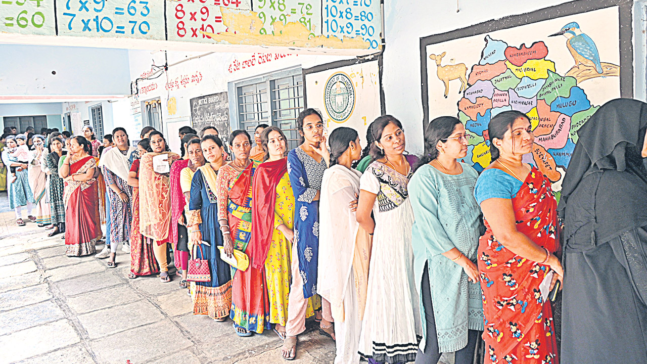 Hyderabad: 64.74% రాష్ట్రవ్యాప్తంగా లోక్‌సభ ఎన్నికల పోలింగ్‌ శాతం
