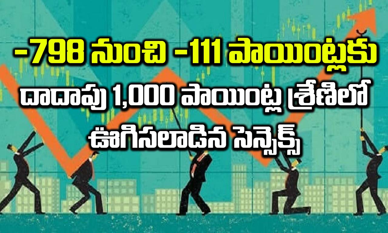 -798 నుంచి +111 పాయింట్లకు | -798 to +111 points