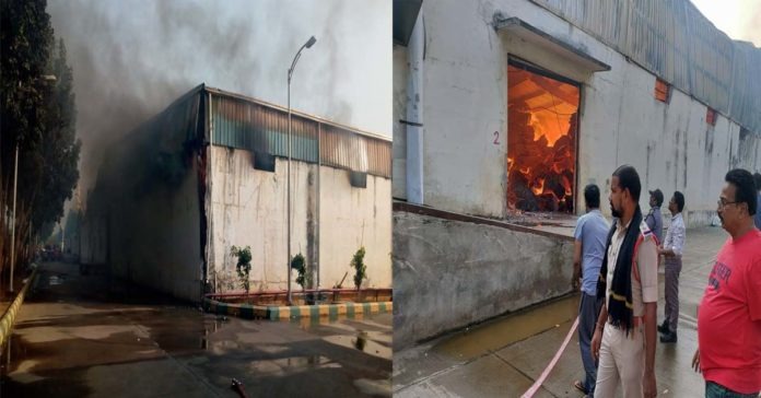Fire accident: గ్యాస్ సిలిండర్ పేలి నలుగురికి గాయాలు