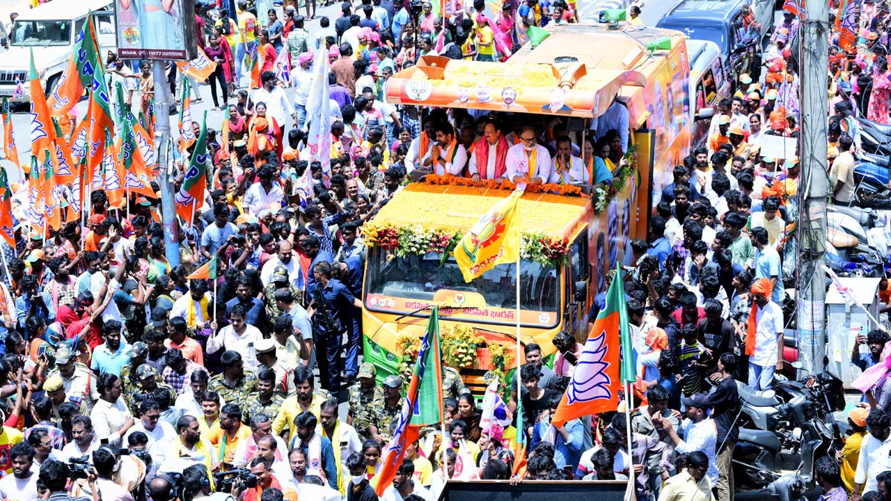 Road Show: తిరుపతిలో కూటమి రోడ్ షో...