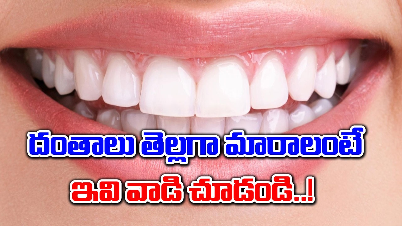 White Teeth : దంతాలను తెల్లగా మార్చేందుకు సహాయపడే మూలికలు ఇవే..!