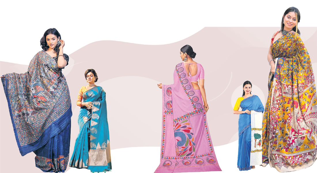 Sarees : చీరల్లో చిత్రాలు